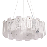Люстра круглая с подвесными прямоугольными пластинами из стекла Glacier Panels варинант исполнения - 1 | Loft Concept в Нижнем Новгороде