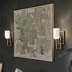  Бра с прямоугольным черным основанием и белым матовым цилиндрическим плафоном Kichler варинант исполнения - 15 | Loft Concept в Нижнем Новгороде