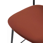 Стул барный с широкой полукруглой спинкой Chair Smooth Shapes варинант исполнения - 5 | Loft Concept в Нижнем Новгороде