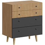 Комод с принтом на ящиках Elise Chest of Drawers варинант исполнения - 10 | Loft Concept в Нижнем Новгороде