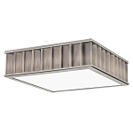 Потолочный светильник квадратный с гофрированным абажуром цвета графит Millennium варинант исполнения - 2 | Loft Concept в Нижнем Новгороде