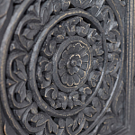 Деревянная ТВ-тумба из массива манго с резьбой Essua Grey Mango TV stand варинант исполнения - 2 | Loft Concept в Нижнем Новгороде