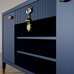 Комод-буфет Elsa Dreams Blue с открытыми полками   варинант исполнения - 7 | Loft Concept в Нижнем Новгороде