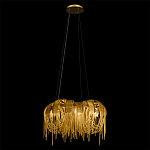 Люстра подвесная круглая с изогнутыми металлическими дугами и ниспадающими цепочками 65 см Atlantis Chain варинант исполнения - 3 | Loft Concept в Нижнем Новгороде