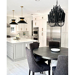 Люстра черная с несколькими ярусами деревянных палочек Bright Wooden Chandelier варинант исполнения - 4 | Loft Concept в Нижнем Новгороде