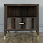 Прикроватная тумбочка с полкой Elsa Dreams Walnut  варинант исполнения - 5 | Loft Concept в Нижнем Новгороде