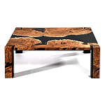 Кофейный Стол River in Autumn Elm Resin Coffee Table варинант исполнения - 1 | Loft Concept в Нижнем Новгороде