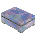 Шкатулка из натурального камня лазурит и чароит Stone Casket варинант исполнения - 4 | Loft Concept в Нижнем Новгороде