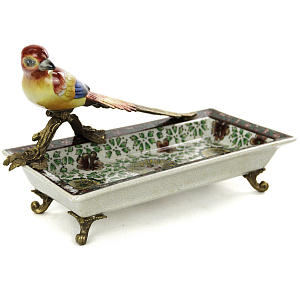Блюдо Red Yellow Bird