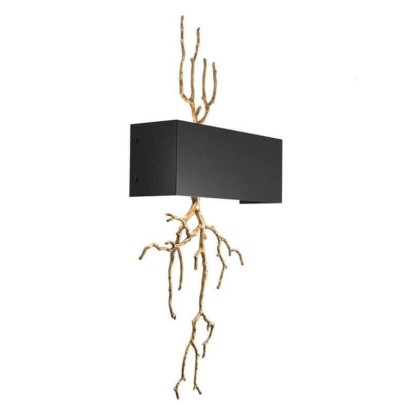 Бра Eichholtz Wall Lamp Sorento Черный Латунь в Нижнем Новгороде | Loft Concept 