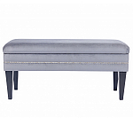 Мягкая банкетка с зоной для хранения Casket Grey варинант исполнения - 1 | Loft Concept в Нижнем Новгороде