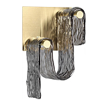 Бра волнистой формы из фактурного стекла Wave варинант исполнения - 1 | Loft Concept в Нижнем Новгороде