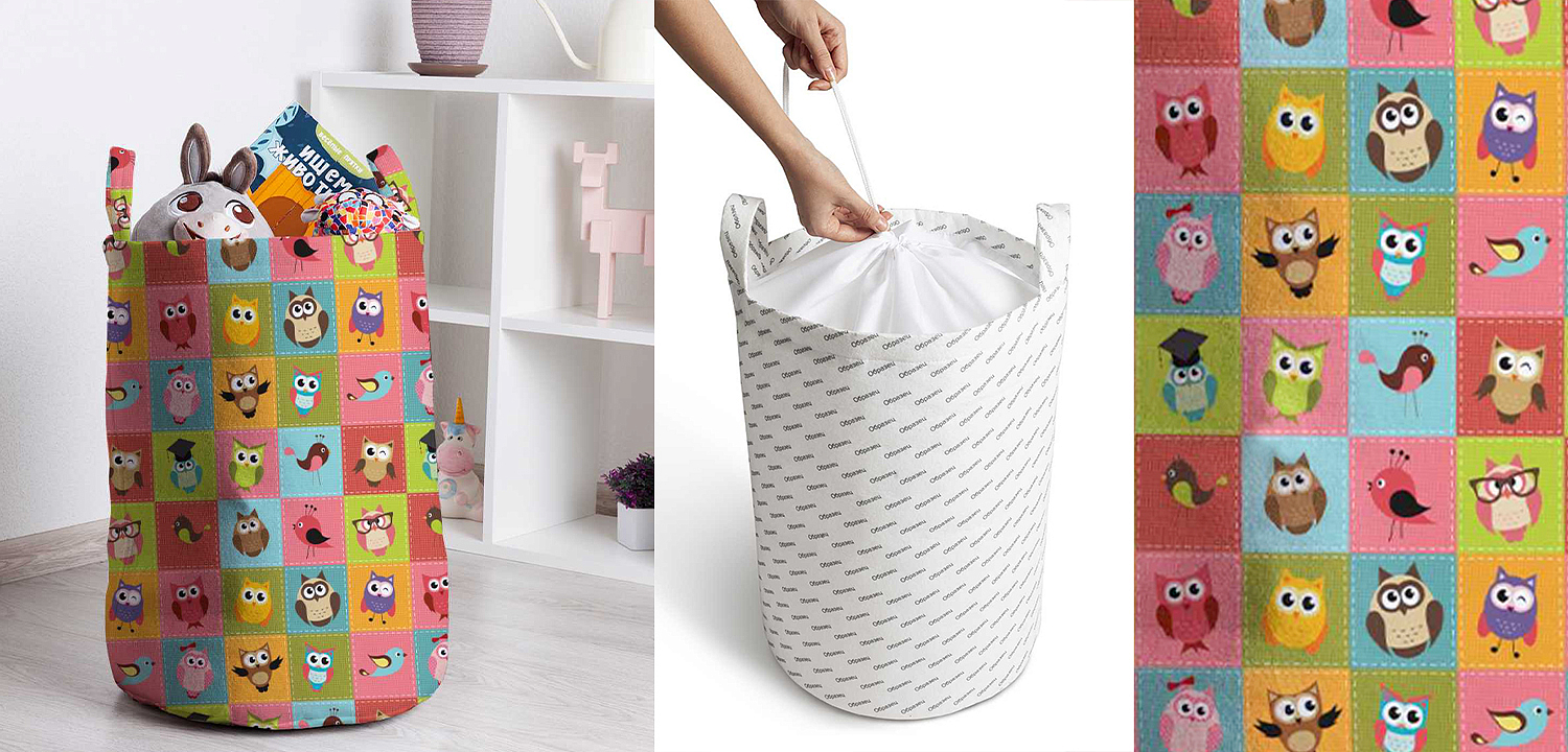 Корзина Birds Puzzle Basket Корзина Birds Puzzle Basket - Loft-Concept в Нижнем Новгороде