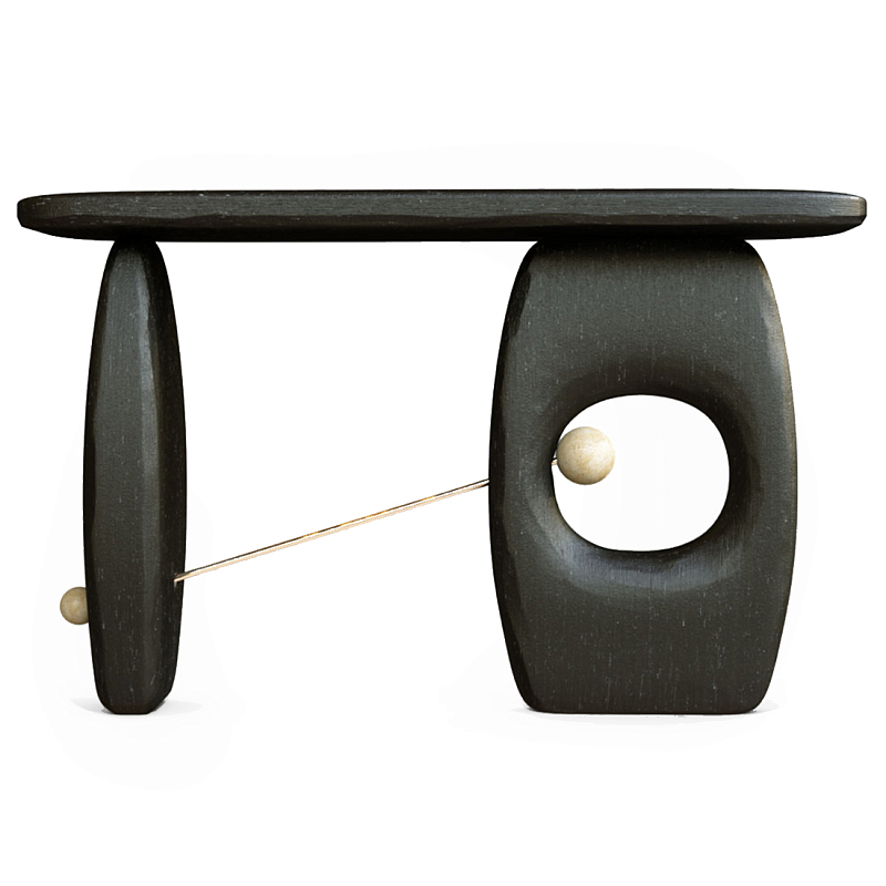 Консоль Lusitania Латунь Черный матовый в Нижнем Новгороде | Loft Concept 