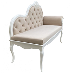 Рекомье со спинкой в стиле прованс Montmartre Provence Ottoman варинант исполнения - 4 | Loft Concept в Нижнем Новгороде