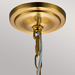 Подвесной светильник латунного цвета с прозрачным стеклянным плафоном Feiss варинант исполнения - 3 | Loft Concept в Нижнем Новгороде