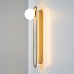 Бра перламутровый с плафоном Lunaris 45 см варинант исполнения - 6 | Loft Concept в Нижнем Новгороде