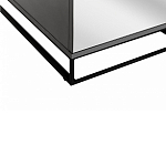 Двухдверный шкаф с зеркальными дверцами Strict Lines варинант исполнения - 4 | Loft Concept в Нижнем Новгороде