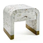 Тумбочка прикроватная Amo Bone Inlay Bedside Almond варинант исполнения - 4 | Loft Concept в Нижнем Новгороде