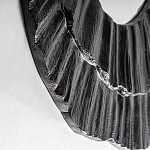 Зеркало в фактурной черной раме в современном стиле Black Maelstrom варинант исполнения - 2 | Loft Concept в Нижнем Новгороде