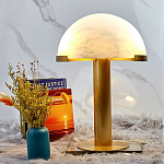 Настольная лампа c абажуром в форме купола из натурального камня  Heavenly Harmony варинант исполнения - 3 | Loft Concept в Нижнем Новгороде