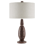 Настольная лампа из мрамора с тканевым абажуром Seductress варинант исполнения - 3 | Loft Concept в Нижнем Новгороде