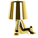 Настольная лампа фигурная золотого цвета с гладким абажуром Высота 17 см Sophia варинант исполнения - 4 | Loft Concept в Нижнем Новгороде