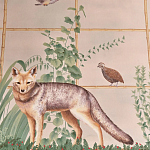 Обои ручная роспись Trellised Menagerie Standard colourway on scenic paper варинант исполнения - 2 | Loft Concept в Нижнем Новгороде