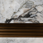 Тумба под телевизор с мраморной столешницей Uniqueness Marble варинант исполнения - 4 | Loft Concept в Нижнем Новгороде