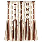 Дизайнерский Декор на стену с кисточками из хлопковых нитей wall panel Thread brushes варинант исполнения - 4 | Loft Concept в Нижнем Новгороде