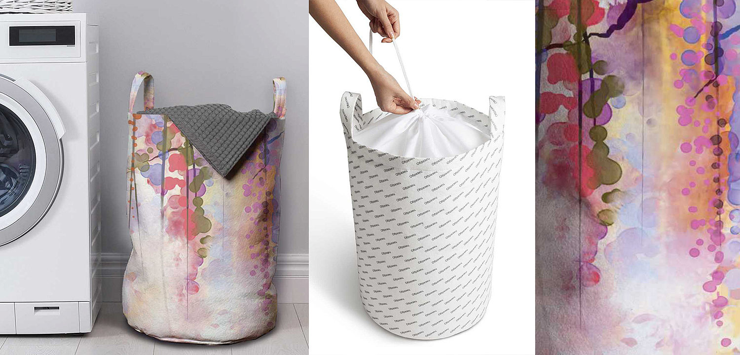 Корзина Purple Watercolor Basket Корзина Purple Watercolor Basket - Loft-Concept в Нижнем Новгороде