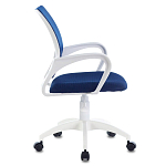 Офисное кресло с основанием из белого пластика Desk chairs Blue варинант исполнения - 3 | Loft Concept в Нижнем Новгороде