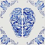 Плитка с узором Мозг варинант исполнения - 2 | Loft Concept в Нижнем Новгороде