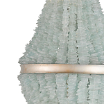 Люстра с каскадом из стеклянных декоративных элементов Shining Sea Glass варинант исполнения - 1 | Loft Concept в Нижнем Новгороде