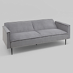 Диван современный вельветовый прямой Worcester Серый варинант исполнения - 4 | Loft Concept в Нижнем Новгороде