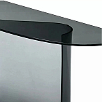 Консоль дымчатого цвета с изогнутым основанием Arabesque варинант исполнения - 1 | Loft Concept в Нижнем Новгороде