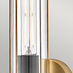 Бра для ванных комнат с прозрачным цилиндрическим плафоном на круглом основании Hinkley варинант исполнения - 4 | Loft Concept в Нижнем Новгороде