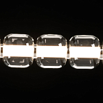 Люстра линейная с 6-ю прозрачными стеклянными плафонами округлой формы HANDLE GRAPE варинант исполнения - 5 | Loft Concept в Нижнем Новгороде