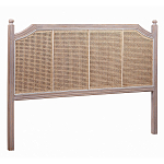 Изголовье кровати коричневое с обивкой из ротанга Olivia Headboard варинант исполнения - 1 | Loft Concept в Нижнем Новгороде