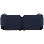 Дизайнерский двухместный диван с мягкими спинкой и подлокотниками синий Madelaine Sofa Blue варинант исполнения - 2 | Loft Concept в Нижнем Новгороде