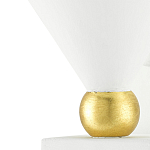 Бра с бело-золотыми плафоном в форме конуса Light Source варинант исполнения - 1 | Loft Concept в Нижнем Новгороде