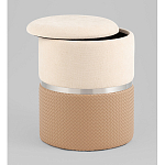 Пуф Mauldine с ящиком бежевый с экокожей варинант исполнения - 2 | Loft Concept в Нижнем Новгороде