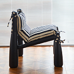 Кресло черно-белое со съемными подушками Celebrity варинант исполнения - 6 | Loft Concept в Нижнем Новгороде