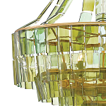 Люстра круглая каскадная Explosion of Green Shades зеленое стекло варинант исполнения - 1 | Loft Concept в Нижнем Новгороде
