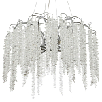 Люстра с хрустальными подвесками Bunch of Crystal Berries Silver Chandelier 8 варинант исполнения - 1 | Loft Concept в Нижнем Новгороде