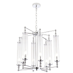 Люстра с 8-ю прозрачными цилиндрическими плафонами Jeanette варинант исполнения - 5 | Loft Concept в Нижнем Новгороде