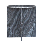 Столик кофейный с столешницей из черного мрамора Compact Black Marble Table варинант исполнения - 3 | Loft Concept в Нижнем Новгороде