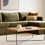 Журнальный стол с прямоугольной деревянной столешницей Urban Style Space варинант исполнения - 4 | Loft Concept в Нижнем Новгороде