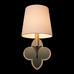 Бра с белым текстильным абажуром и фигурным основанием с зеркальной вставкой Vitorino варинант исполнения - 25 | Loft Concept в Нижнем Новгороде