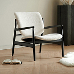 Кресло с каркасом и ножками из древесины и мягкими сиденьем и спинкой Venice варинант исполнения - 6 | Loft Concept в Нижнем Новгороде